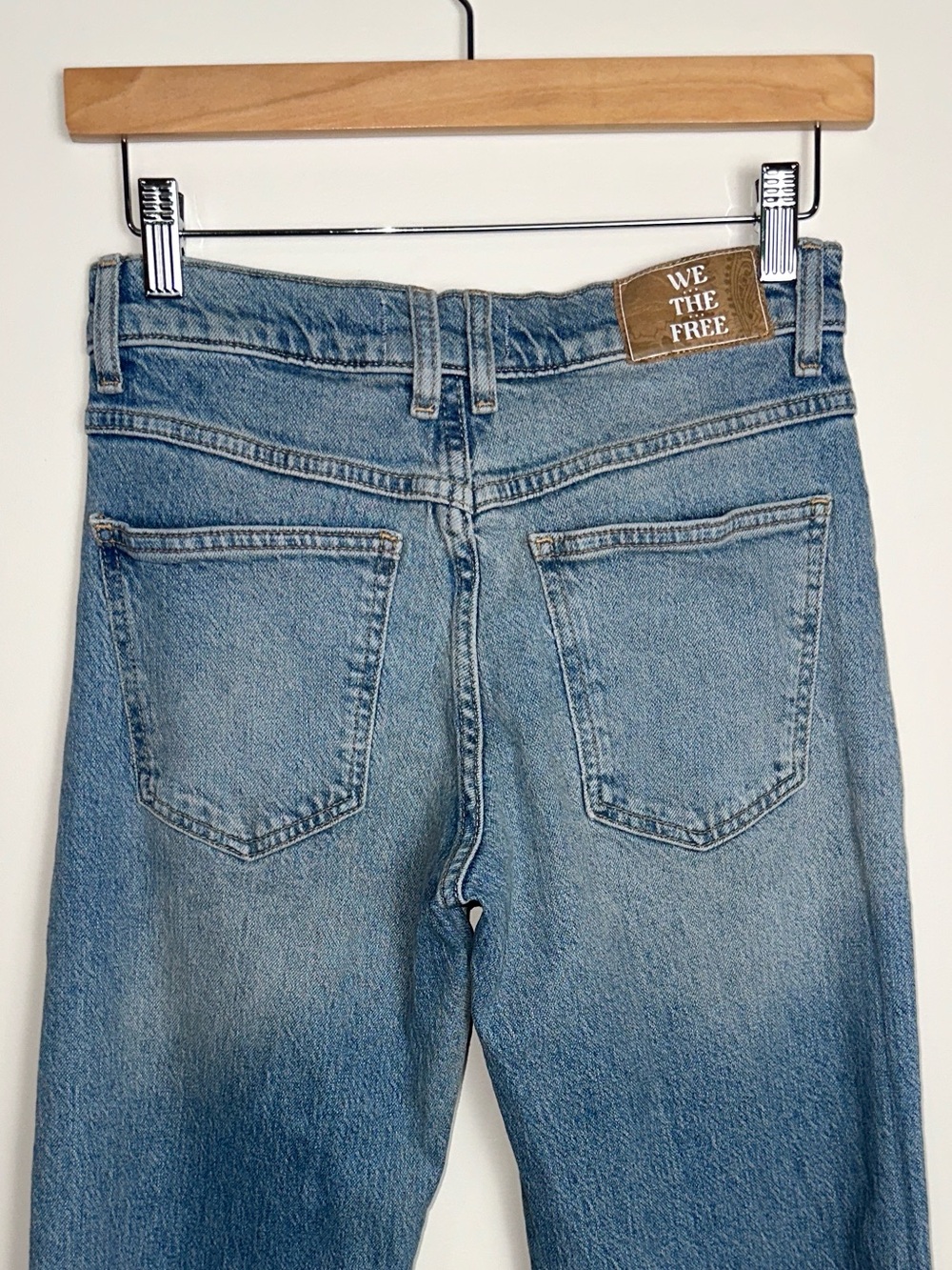We The Free x Free People Risk Taker Straight Stretch Jean - Picture 10 of 15